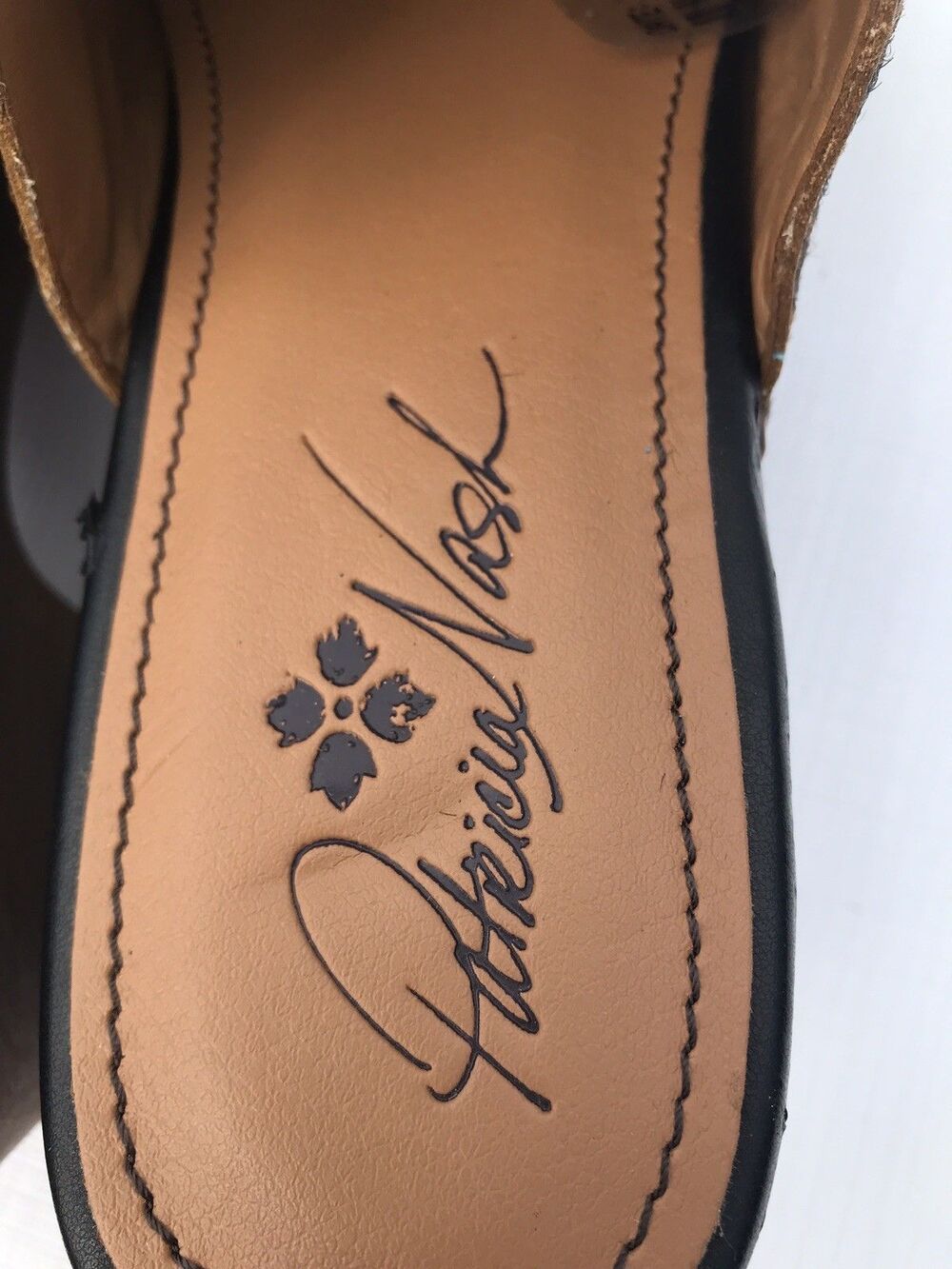 Patricia Nash Women's Laura Mules Hair Calf  Color Leopard Size 10 - Picture 4 of 9
